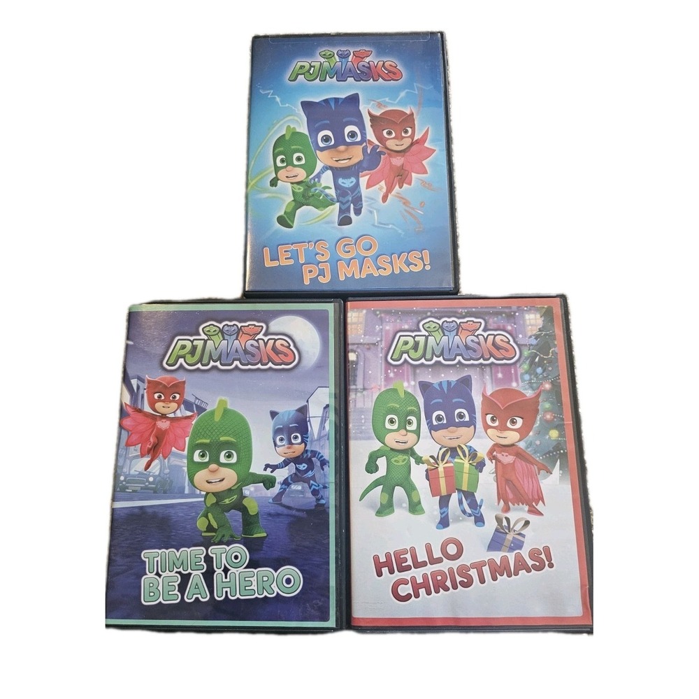 Lot Of 3: PJ Masks DVDs‎